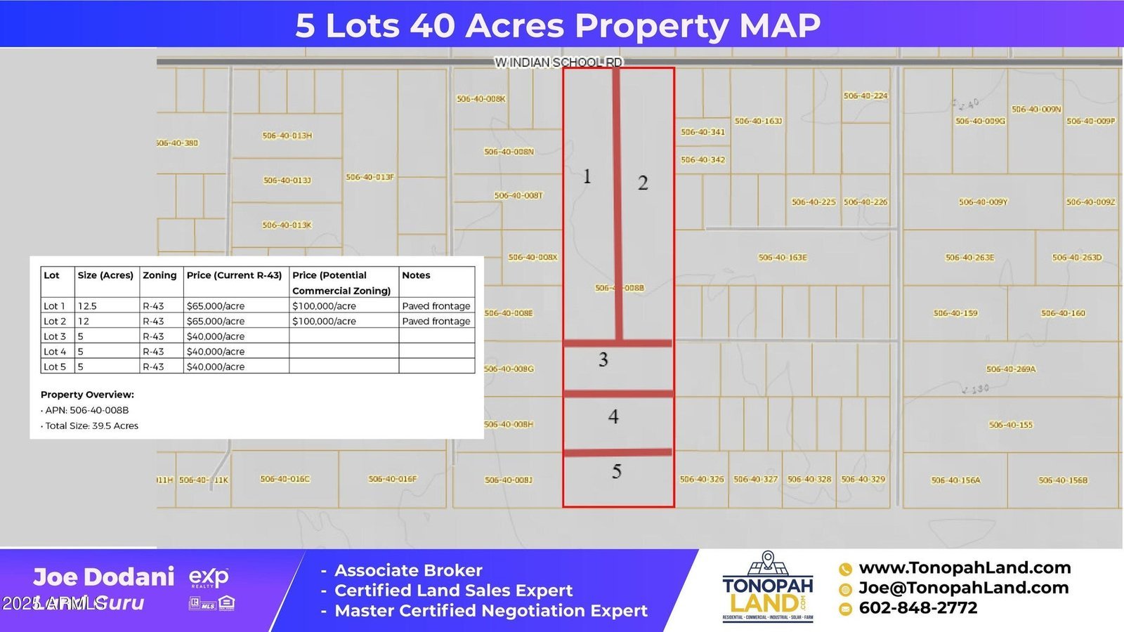 363rd W Indian School RD 1, Tonopah, AZ 85354