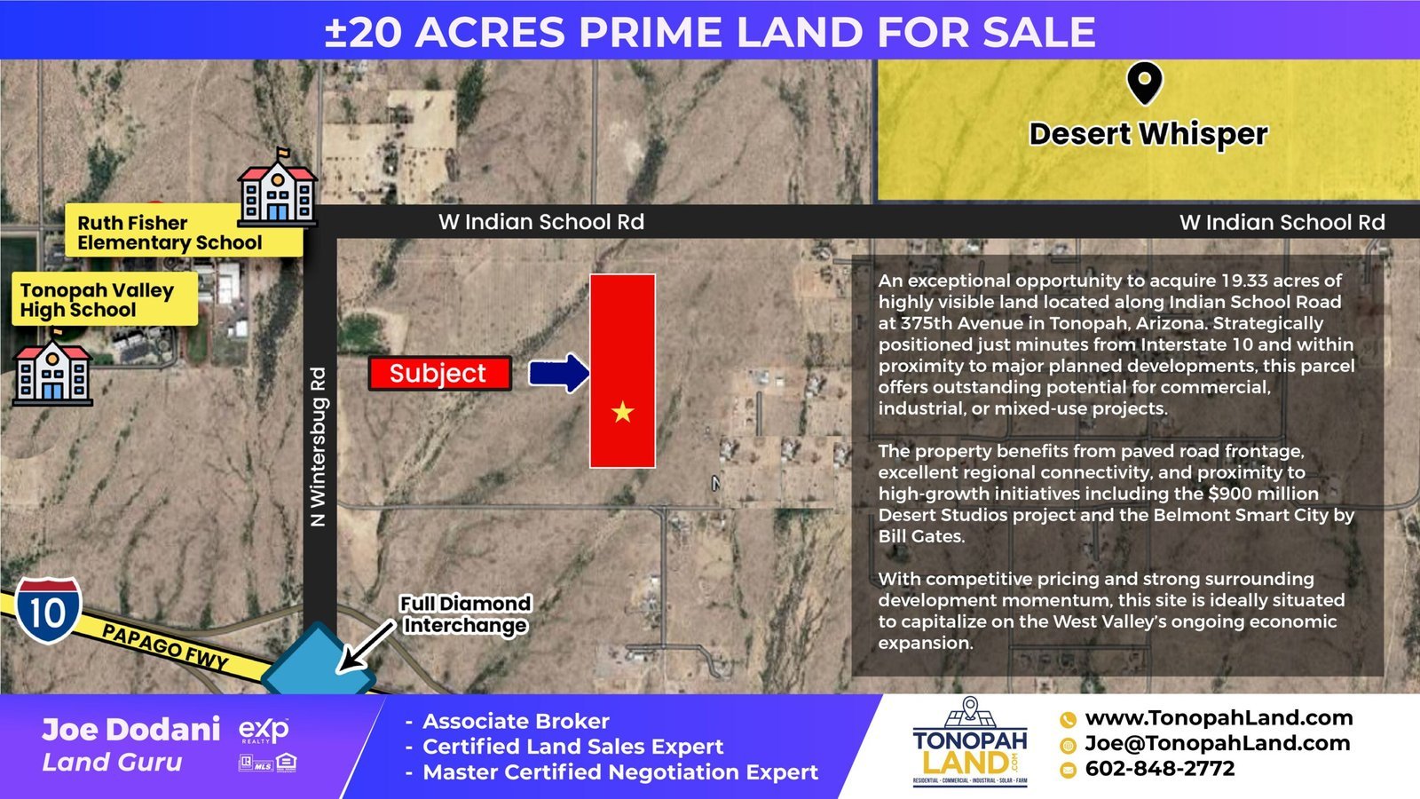 37500 W Indian School RD LOT 1, Tonopah, AZ 85354